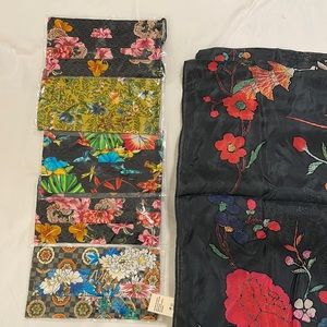 Johnny Was silk face masks and bandanna